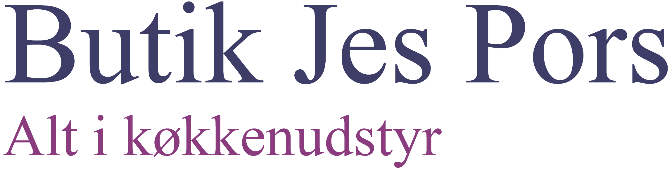 Butik Jes Pors logo